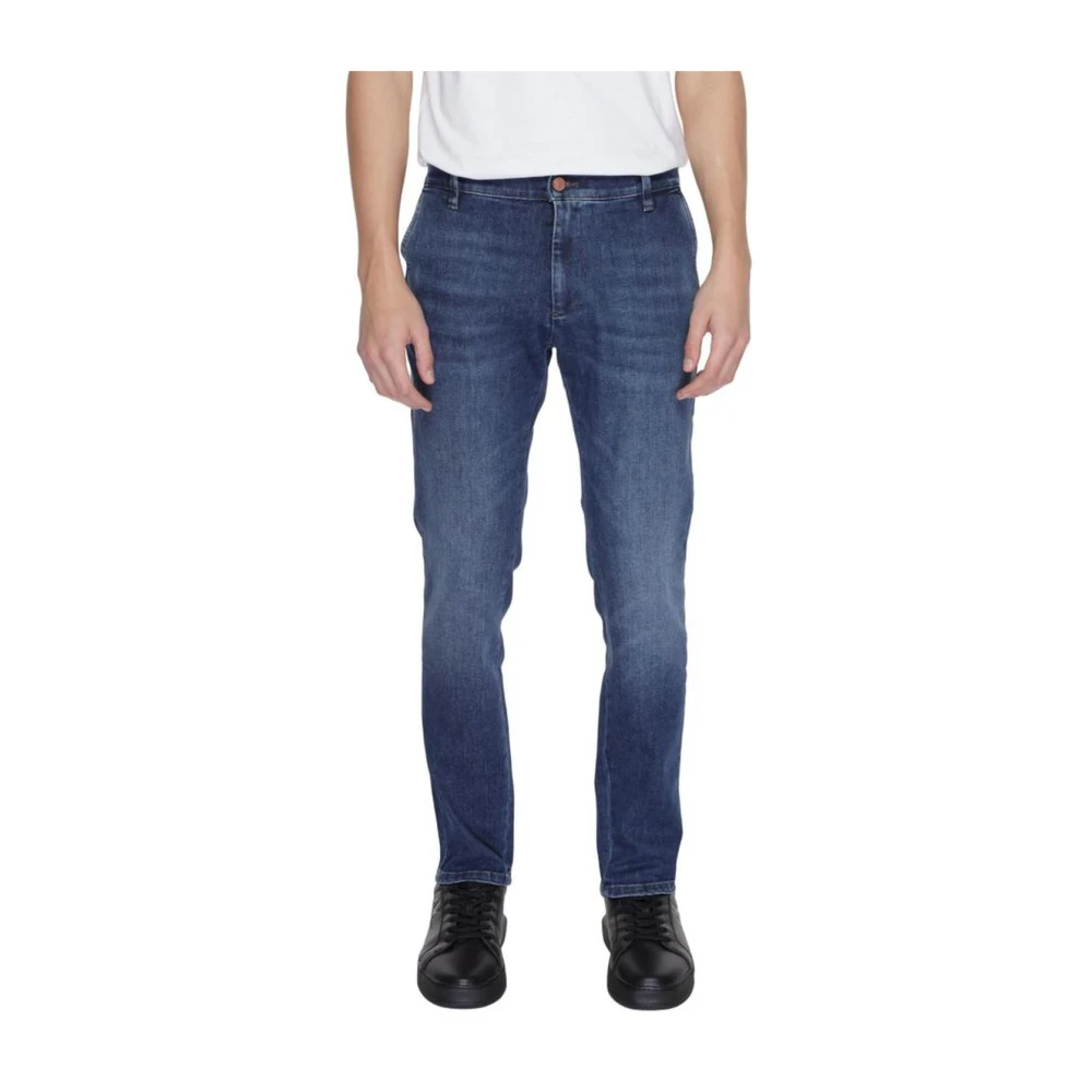 Jeckerson Slim Fit Katoenen Jeans Lente Zomer Collectie Blue Heren