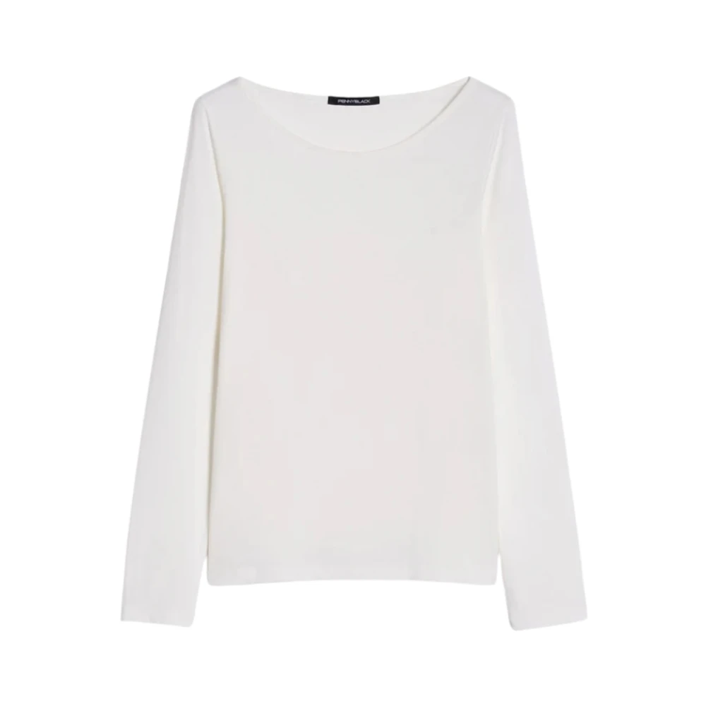 Pennyblack Slim Fit Longsleeve Zwem T-Shirt White Dames