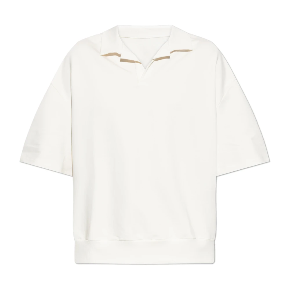 Hanro Mannelijk Beige Tops Heren, Xl, Katoen, Polo Uit De Natural Living Collectie