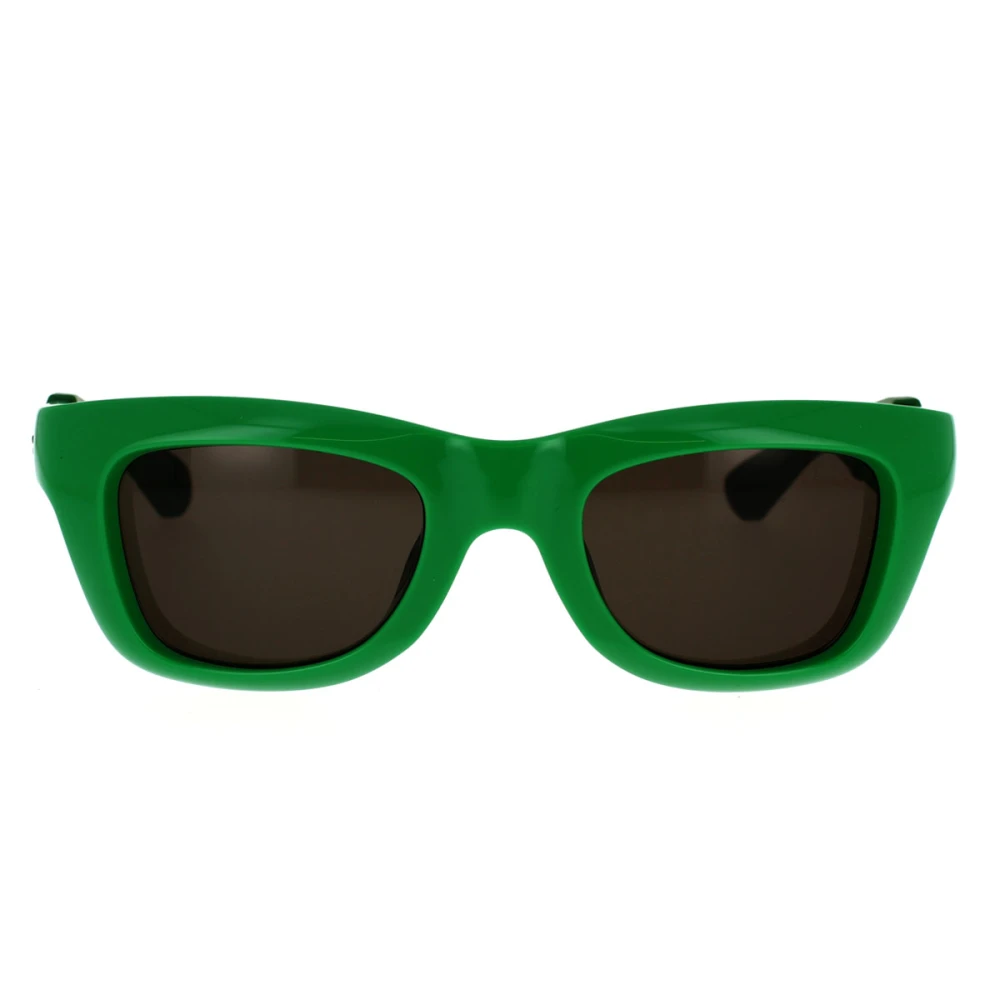 Bottega Veneta Rektangulära solglasögon Bv1183S 003 Green, Herr