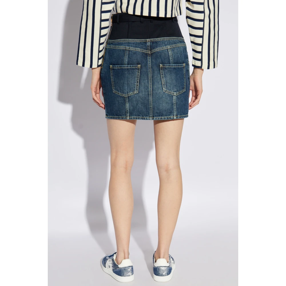 Balmain Denim rok Blue Dames