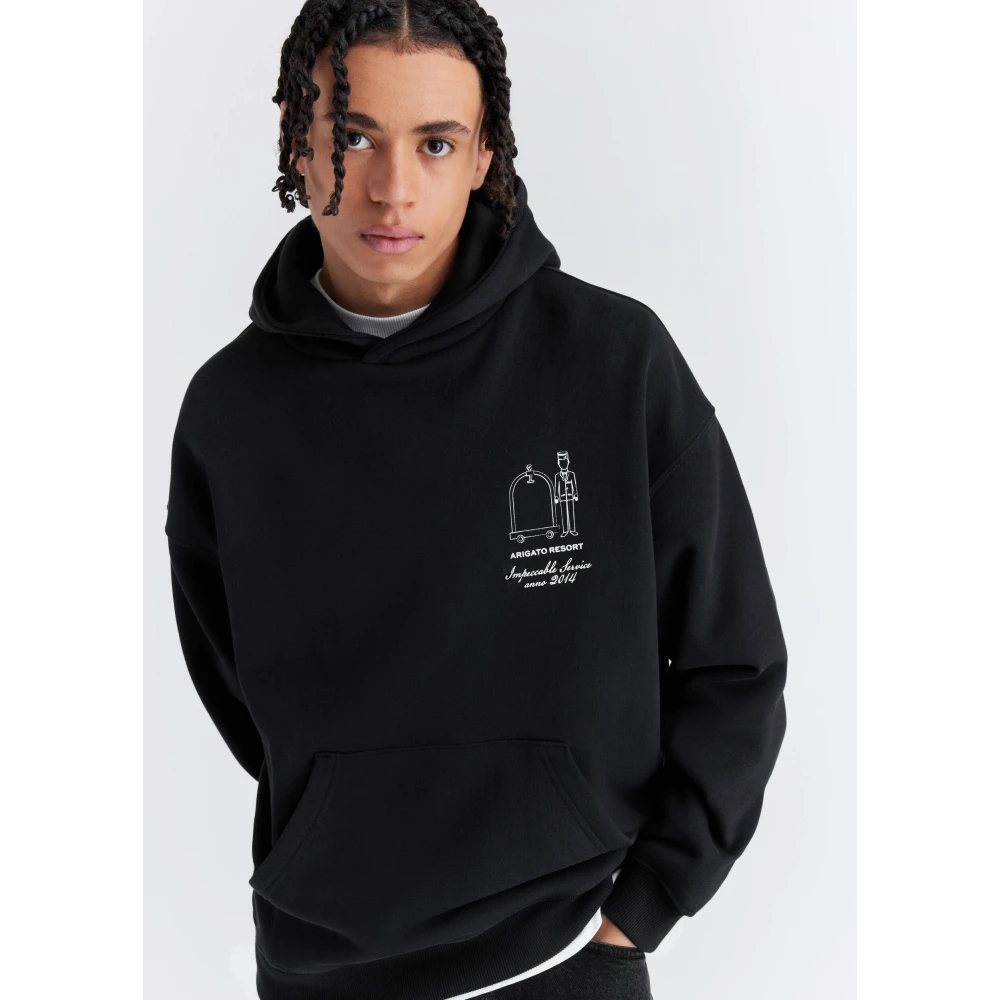 Axel Arigato Resort hoodie Black Heren
