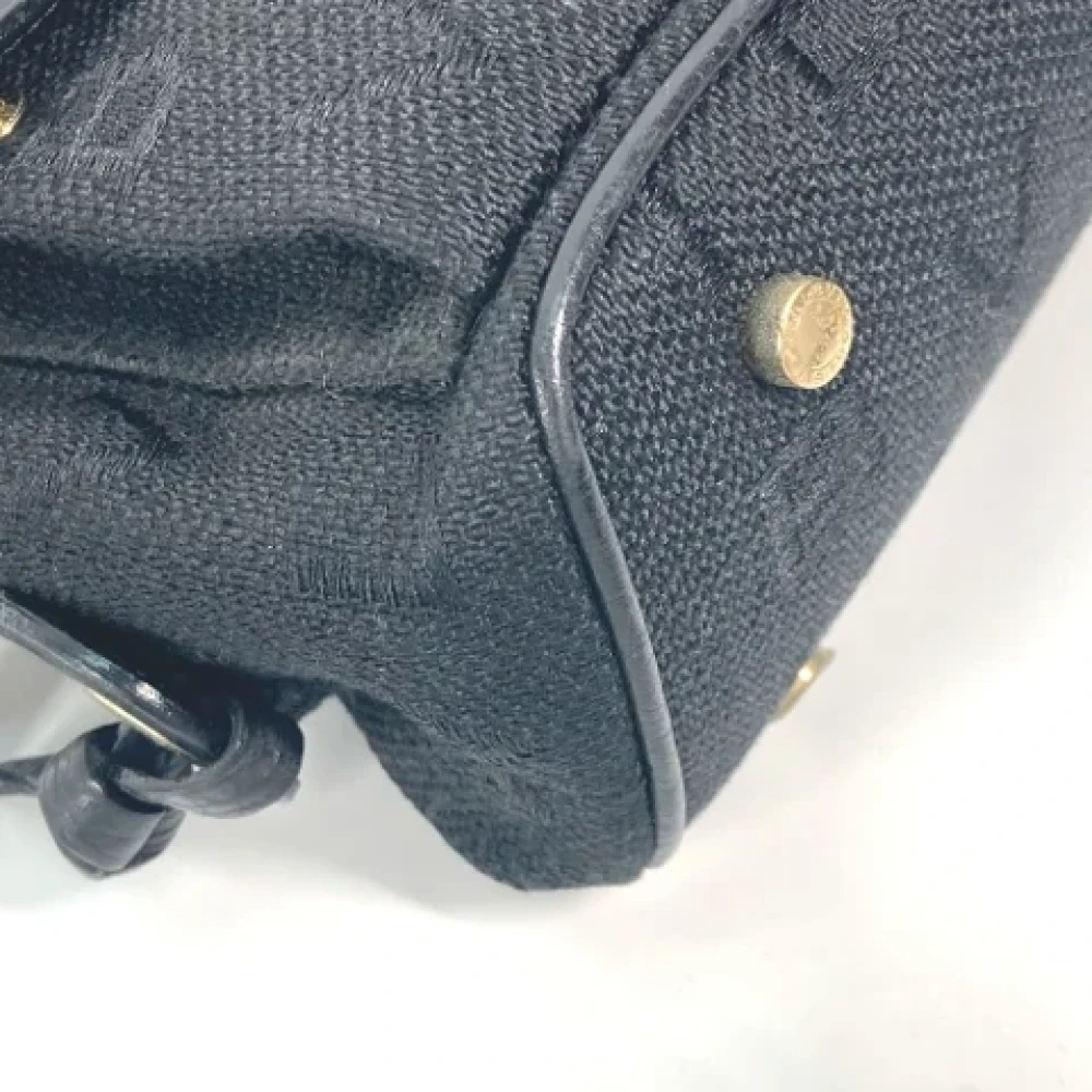 Bvlgari Vintage Pre-owned Leather handbags Black Dames