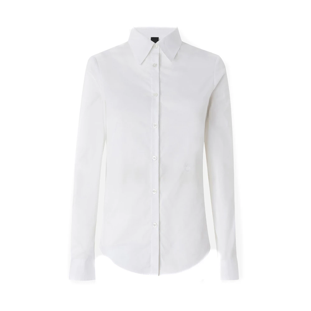 Pinko Vrouw Wit Overhemden Dames, M, Katoen, Cuba Shirt