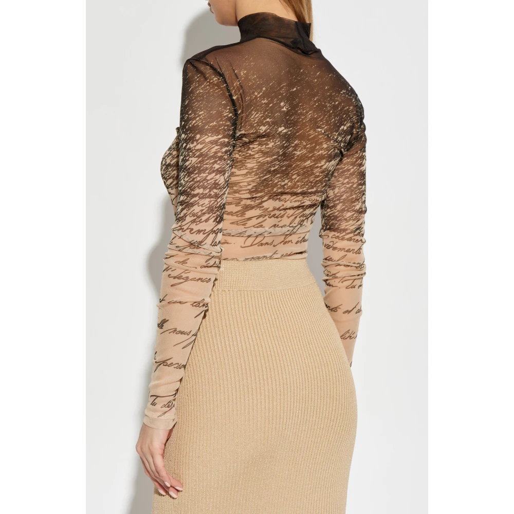 Balmain Transparante top Beige Dames
