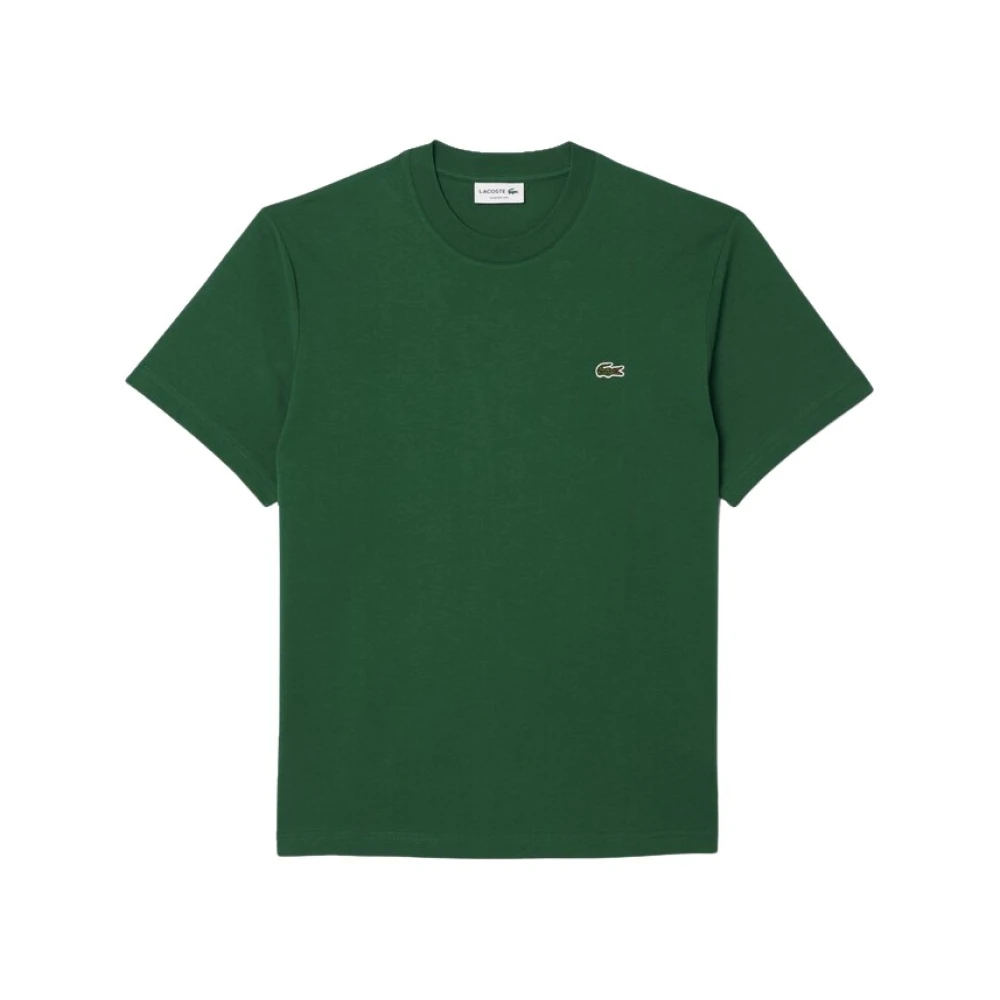Lacoste Klassieke Katoenen Gebreide Tee Groen Green Heren