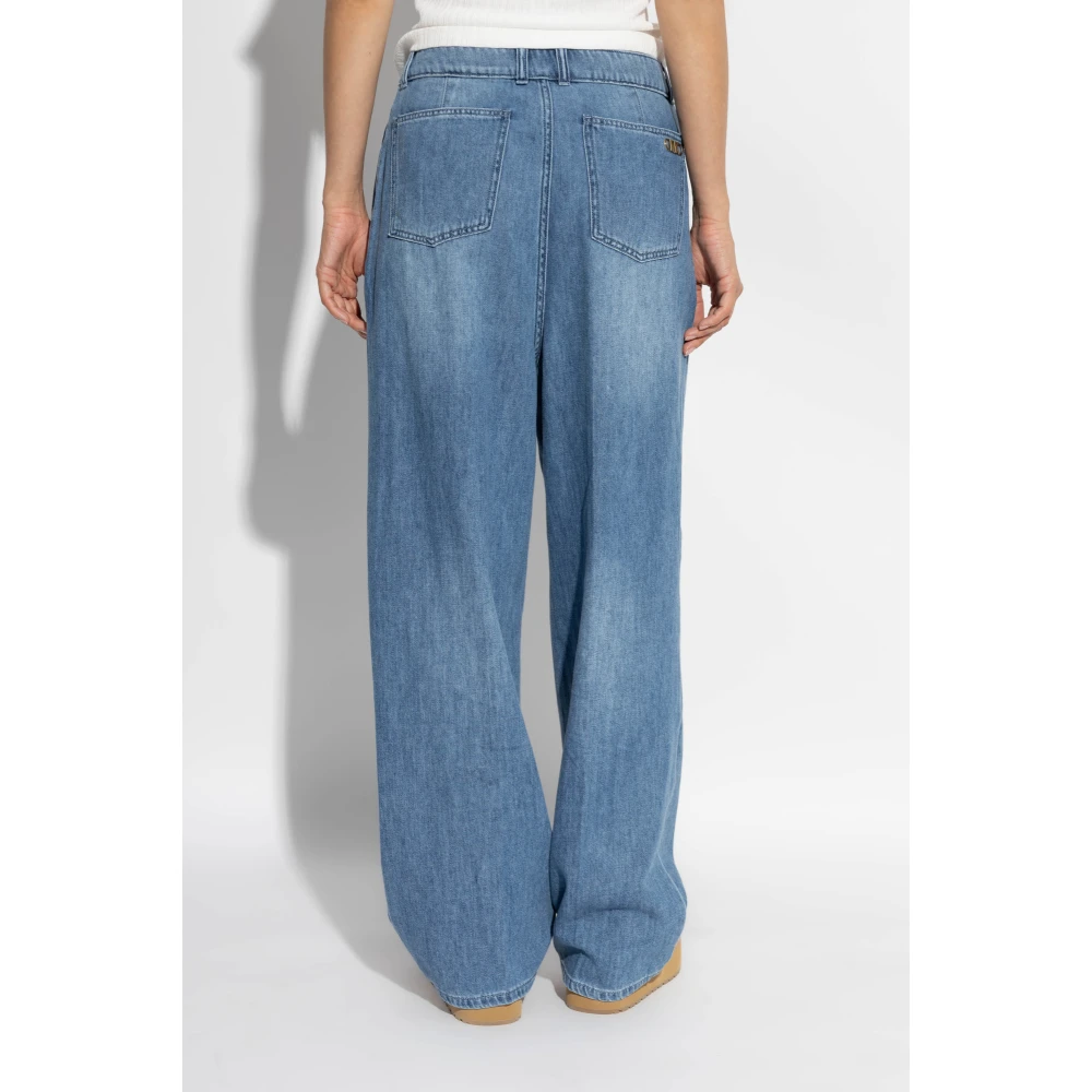Michael Kors Loose-fit jeans met darts Blue Dames