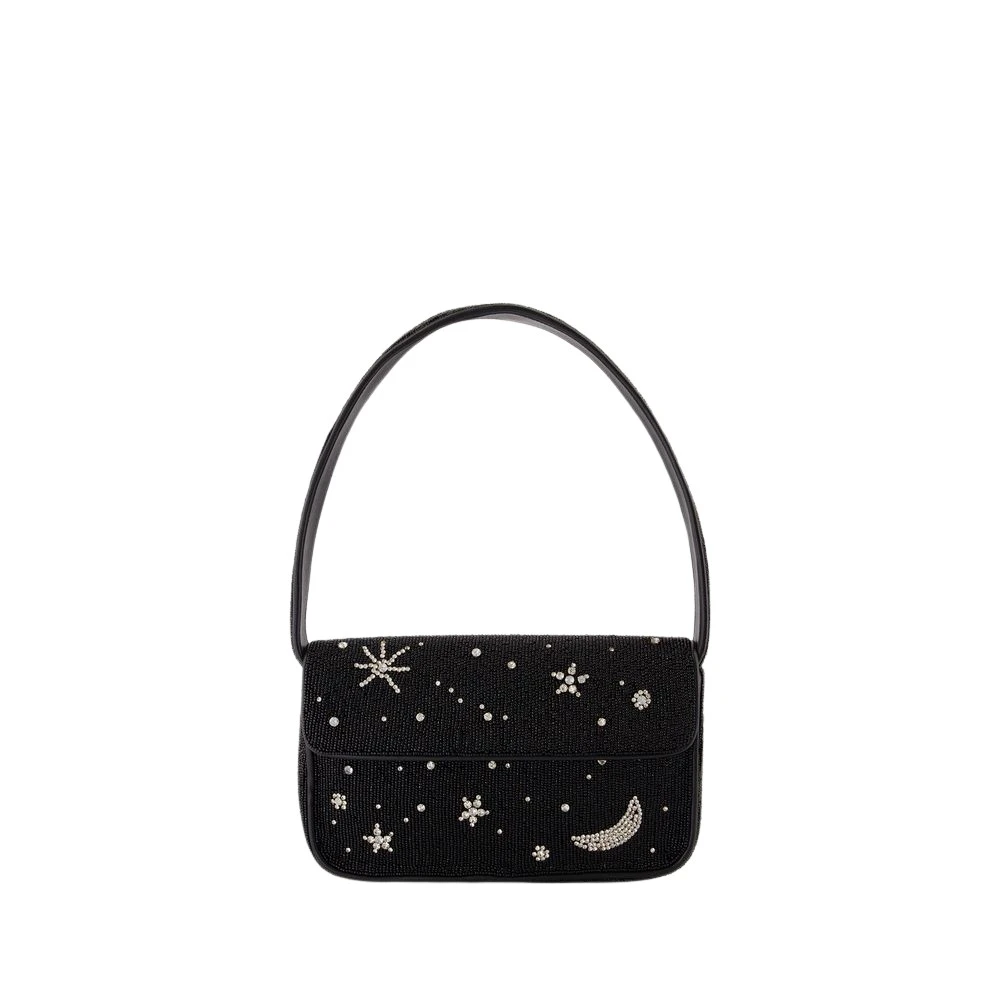 Staud Kralen Schoudertas Zwarte Parels Black Dames