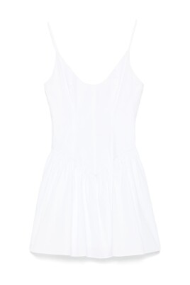 white-flared-spaghetti-strap-dress