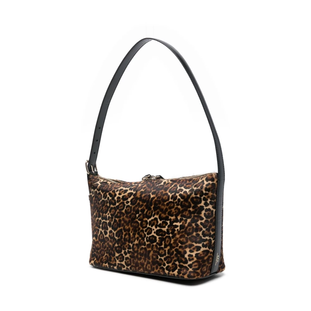 A.p.c. Zwarte tassen voor een stijlvolle uitstraling Brown Dames