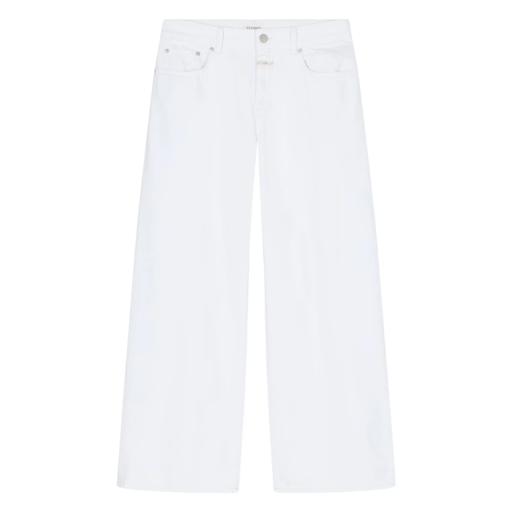 Closed Vrouw Wit Jeans Dames, W29, Katoen, Jayla Wide Jeans