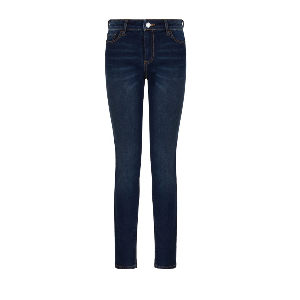 Armani Exchange Blå Skinny Denim Jeans