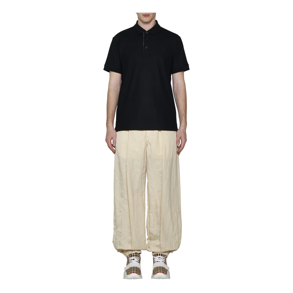 Burberry Elegant Trousers for Men Beige Heren