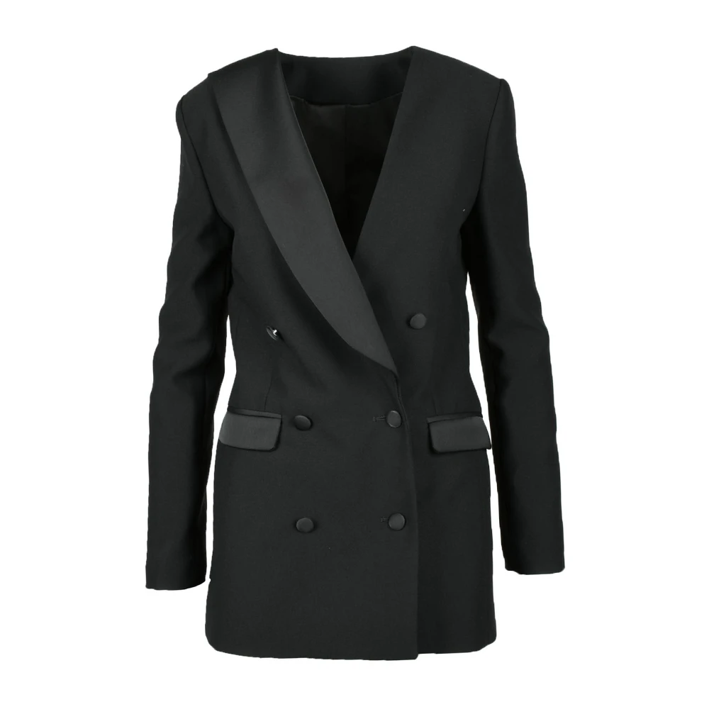 Moderne Svart Blazer for Kvinner