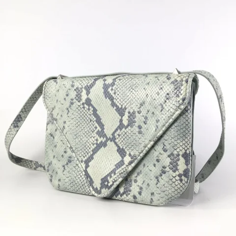 Bottega Veneta Vintage Pre-owned Leather shoulder-bags Green Dames