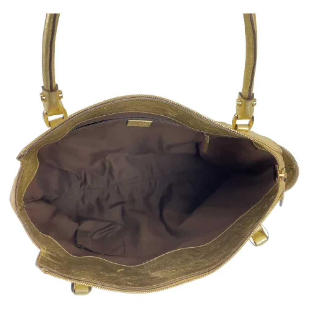 Gucci Vintage Pre-owned Canvas handbags Beige Dames