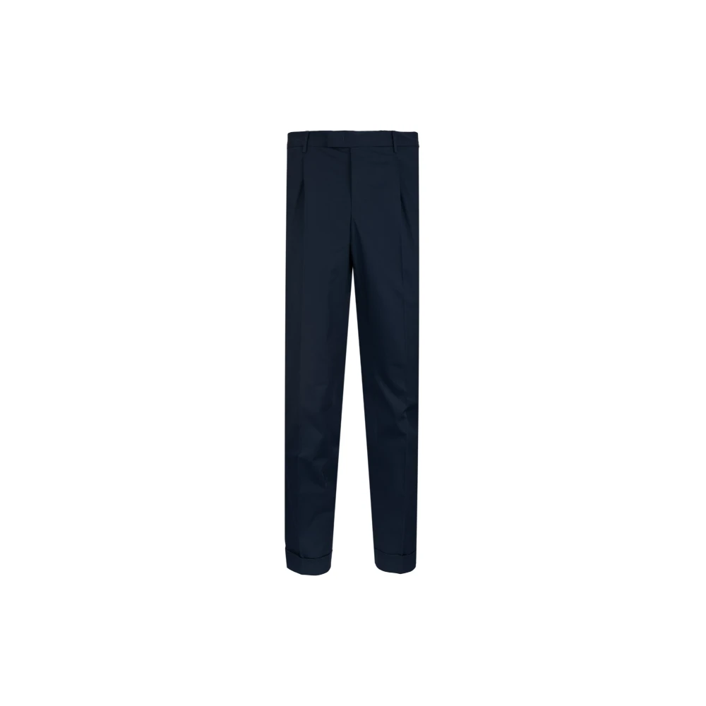 PT Torino Heren Knoop Rits Broek Blue Heren