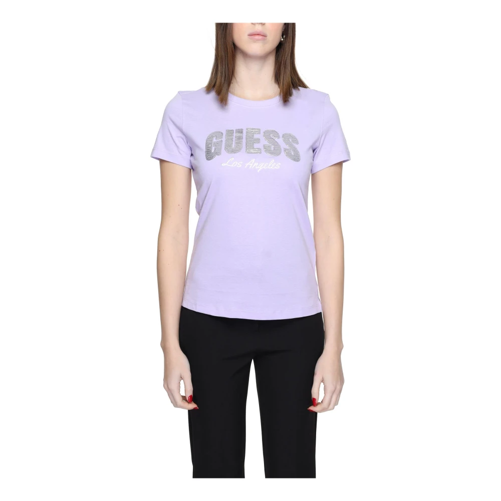 Guess T-Shirts Purple Dames