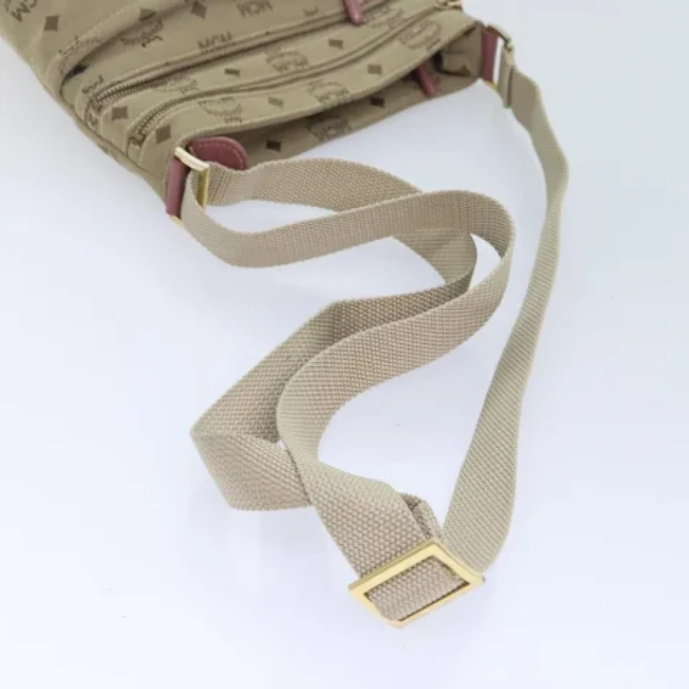 MCM Pre-owned Canvas shoulder-bags Beige Dames