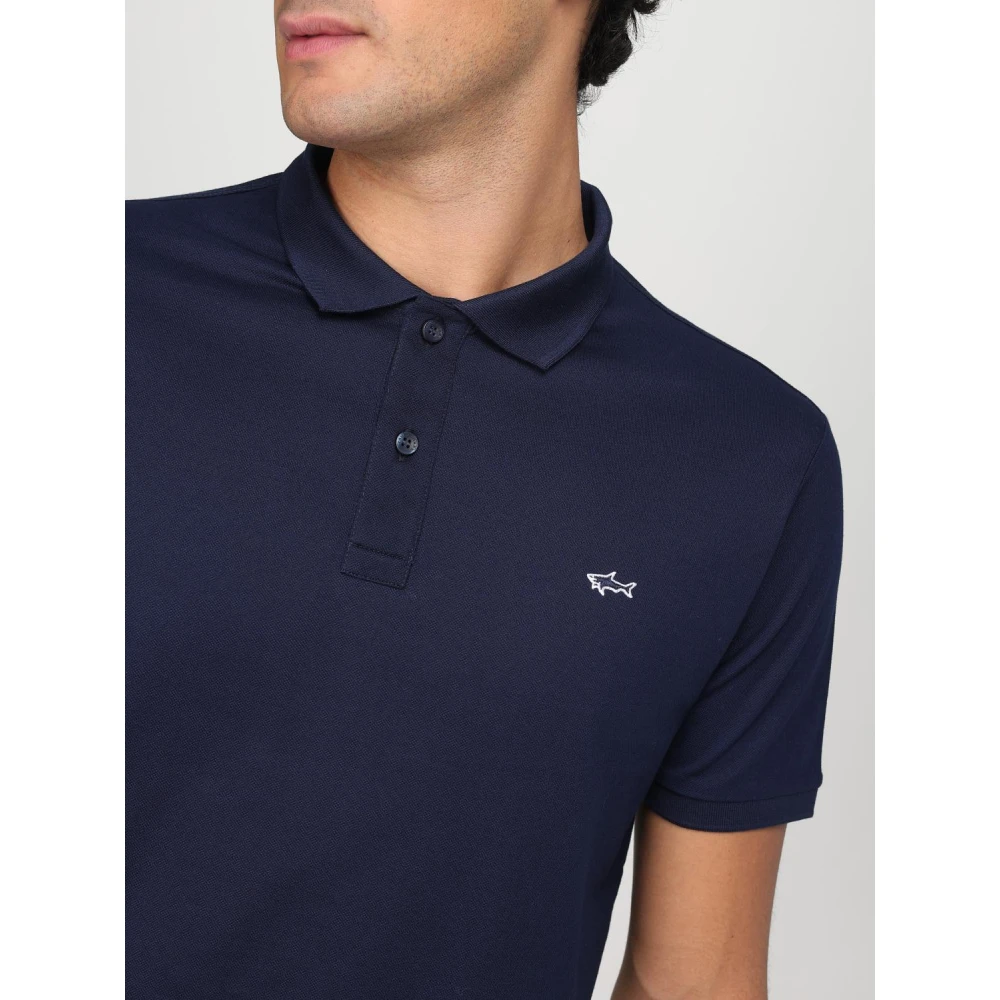 PAUL & SHARK Blauwe T-shirts en Polos Blue Heren