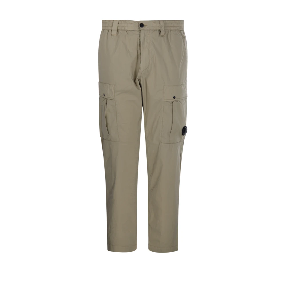 C.p. Company Men's Green Slim-Fit Trousers, L, Cargo Pant