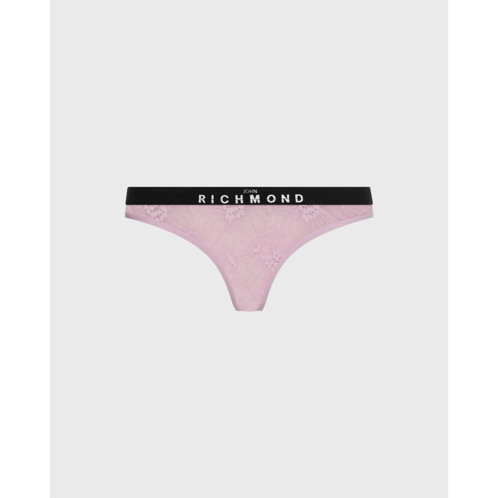John Richmond Bipack van geborduurde kanten slipjes Multicolor Dames