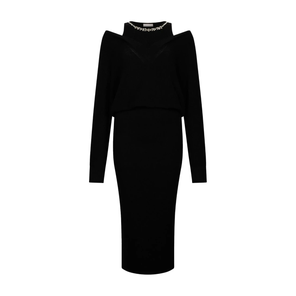 Liu Jo Mujer Negro Vestidos, Talla: L