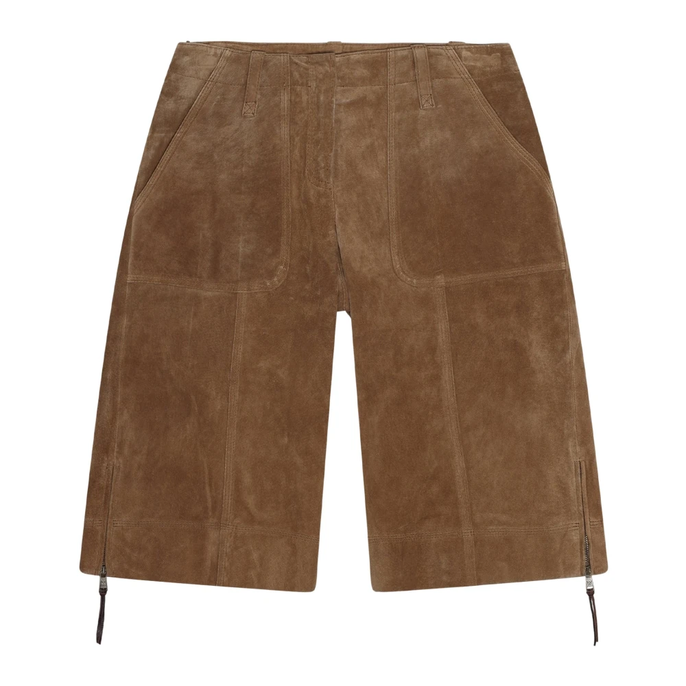 Max Mara Weekend Bruine Bermuda Shorts Brown Dames