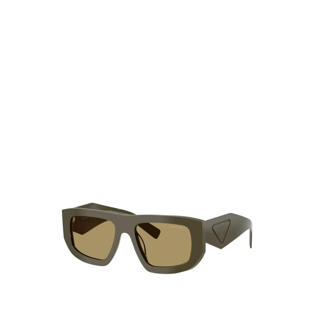 Prada Woman Sunglass PR D04SU - Frame color: Laurel, Lens color: Green Olive - Image 3