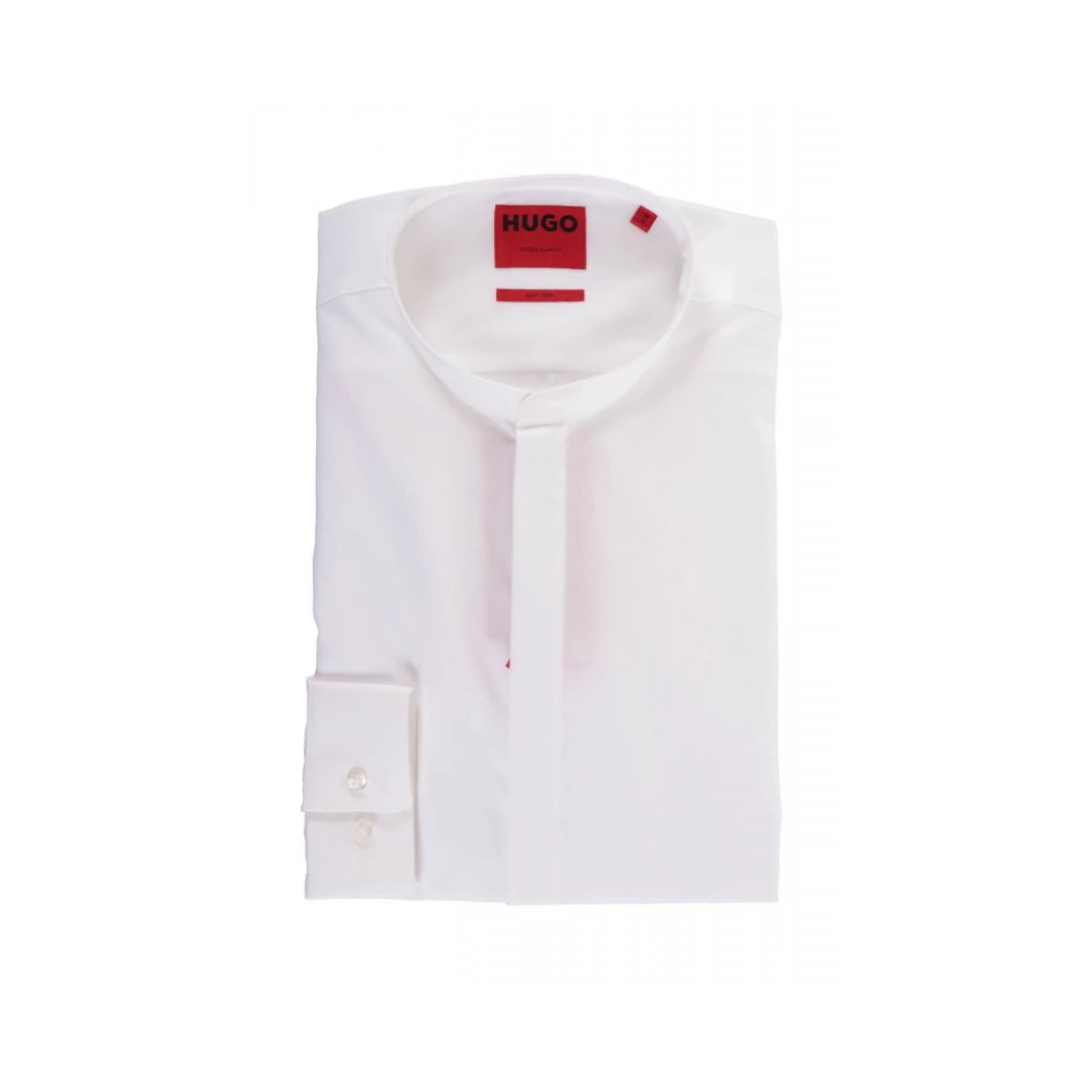 Hugo Hombre Blanco Camisas, Talla: 5XL