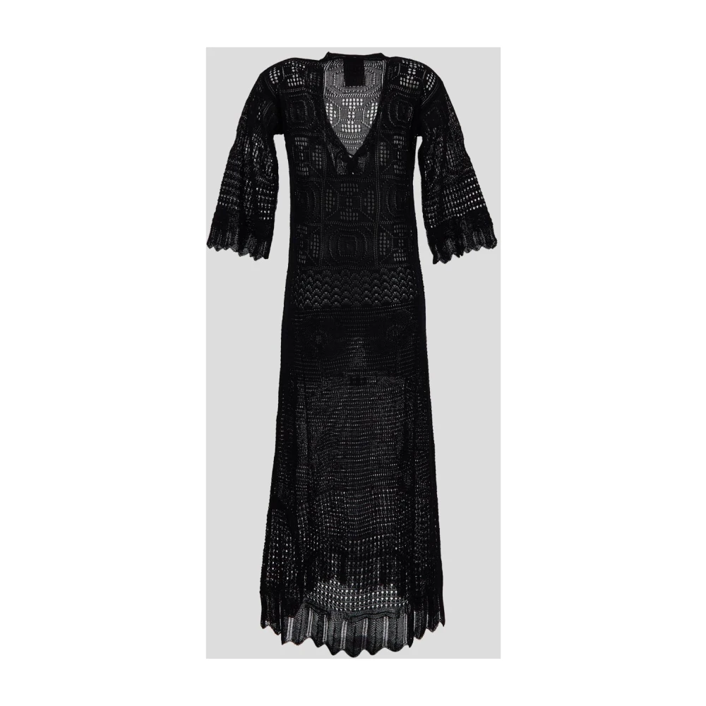 Semicouture Maxi Dresses Black Dames