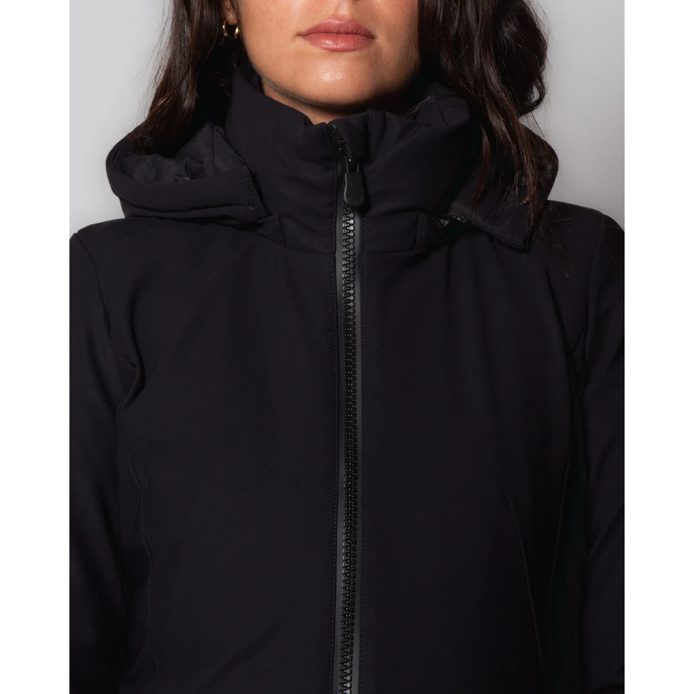 Save The Duck Lila Hooded Parka Black Dames