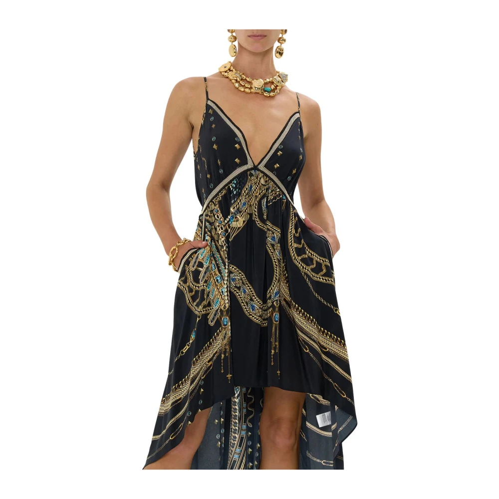 Camilla Strappy High Low Jurk BEL ME Cleopatra Multicolor Dames