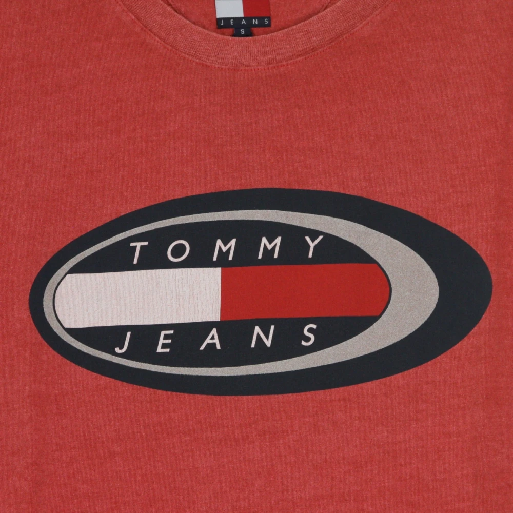 Tommy Hilfiger Cardinal Oval Tee Heren T-shirt Red Heren
