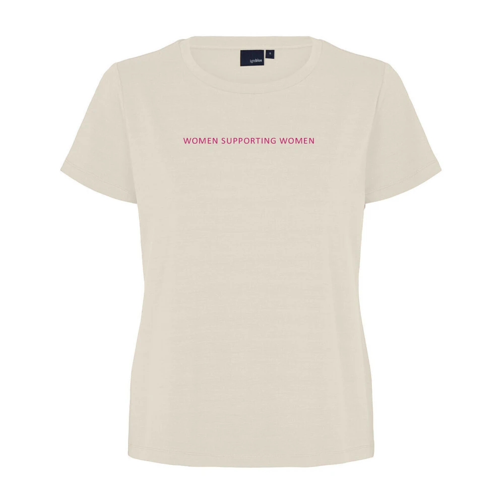 Laurie Amanda - Women Supporting Wome Toppe & T-Shirts 100616 12031 - Ivory Fabric With Hot