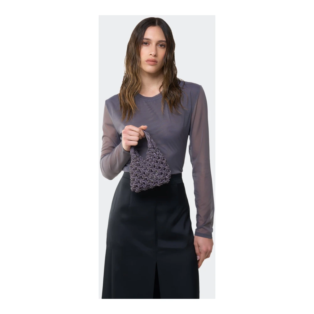 Hibourama Mini Tanzanite Kristal Tas Purple Dames