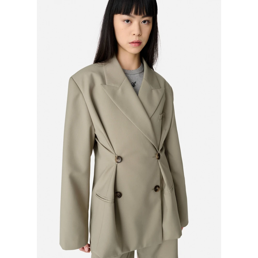 Axel Arigato Kaia Tailored Blazer Beige Dames