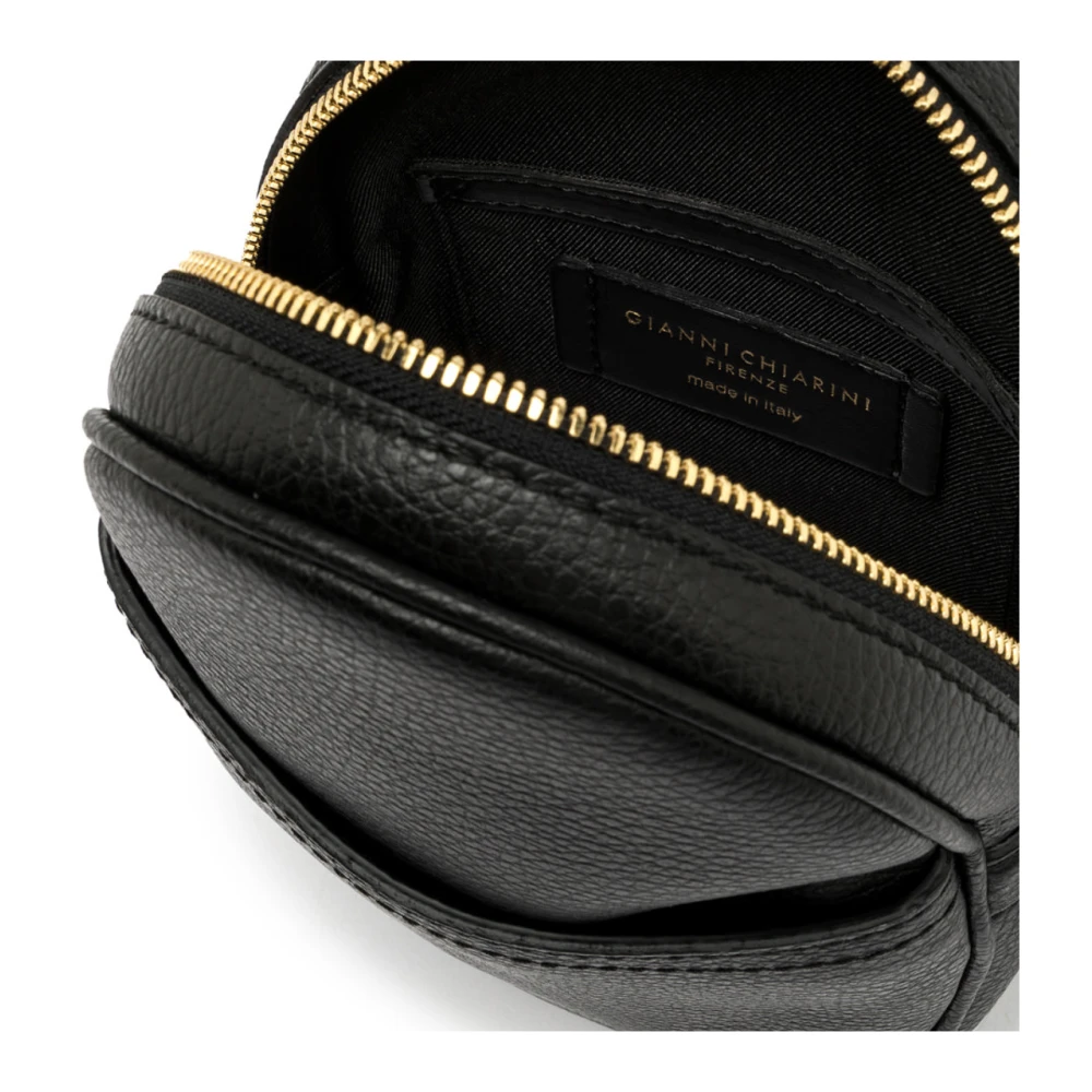 Gianni Chiarini Elegante Zwarte Schoudertas Black Dames
