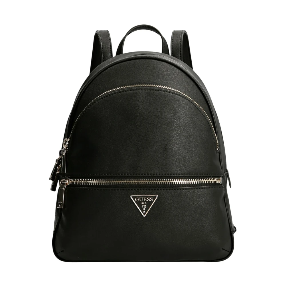 Guess Black Backpacks, Female, One Size, Manhattan Ii Large Backpack