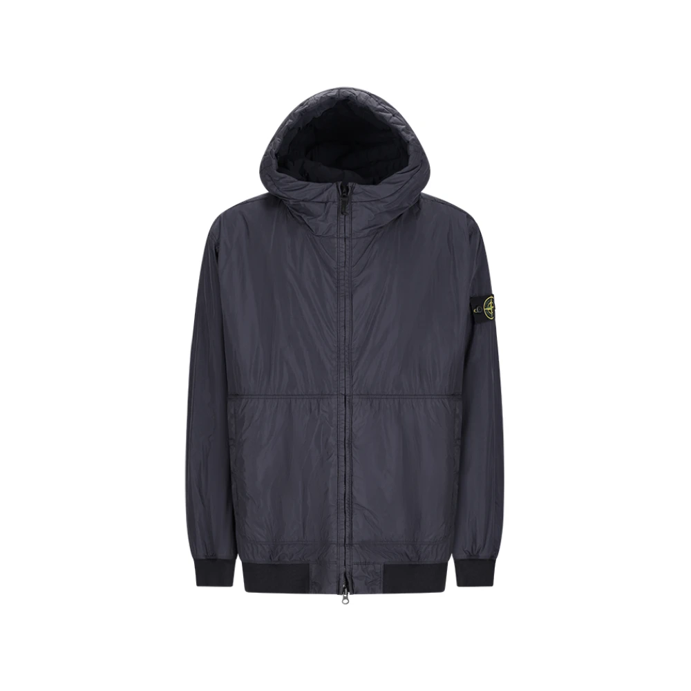Stone Island Blue Bomber Jacket - Male - Bomber Jackets - Xl - Jackets