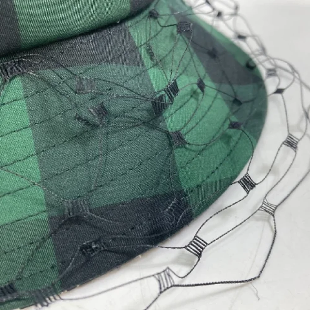 Dior Vintage Pre-owned Cotton hats Green Dames