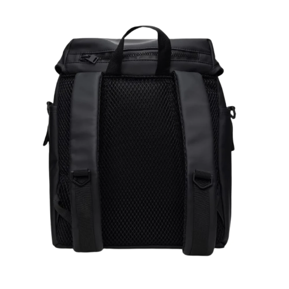 Rains Soft Rounded Bucket Rugzak Black Unisex
