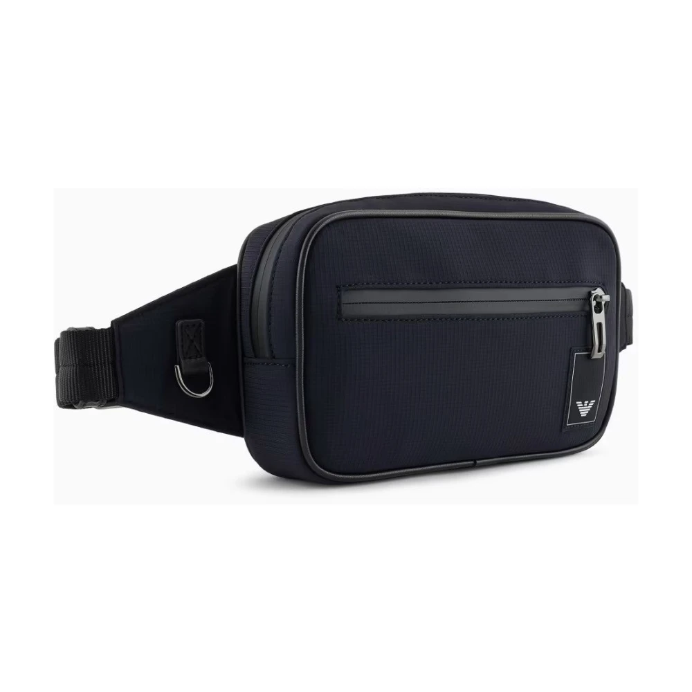 Emporio Armani Navy Blauwe Crossbody Tas Blue Heren