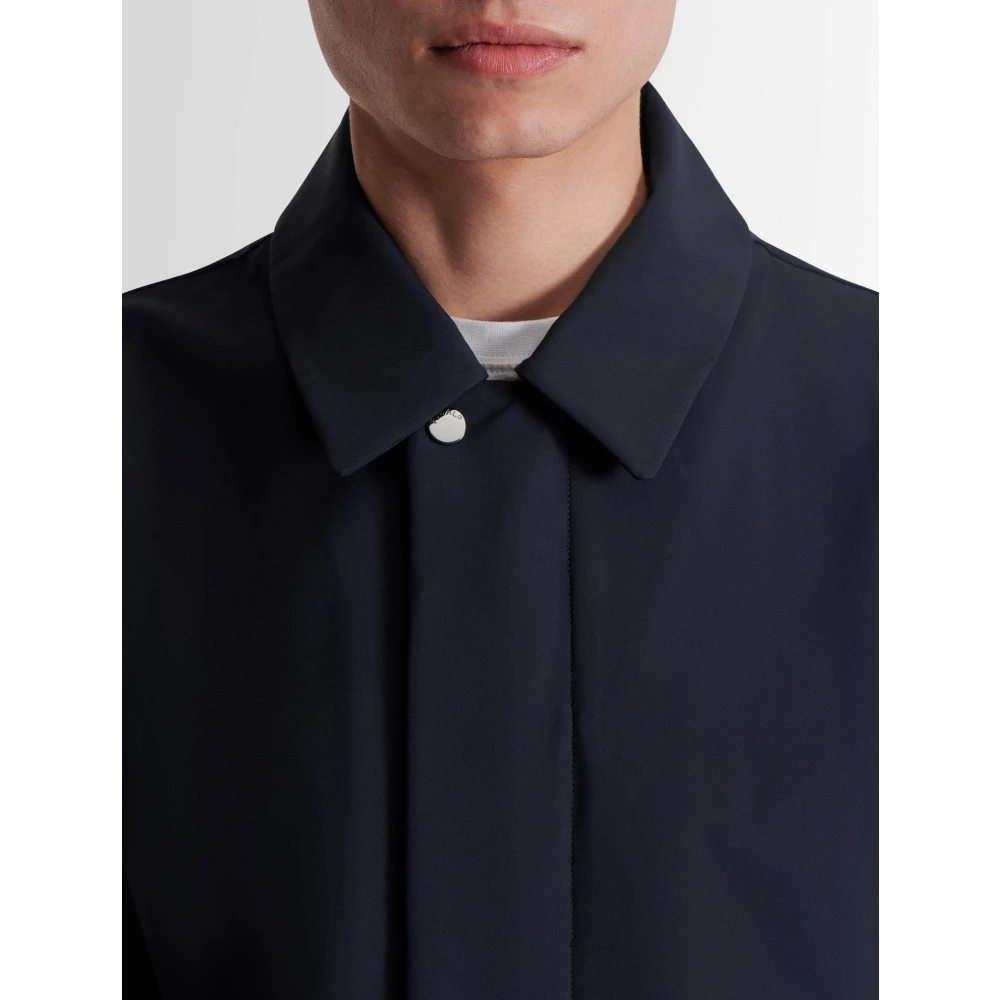 Fusalp Amaro Trench Coat Blue Heren