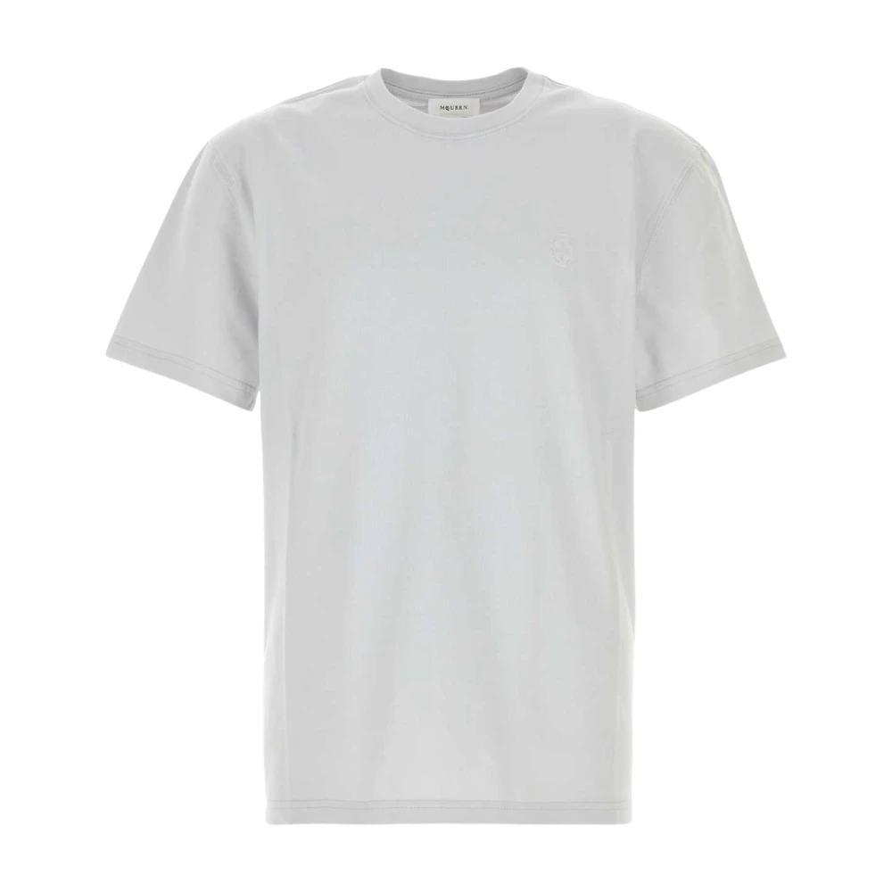 Alexander Mcqueen Men's Gray T-Shirts, M, Skull T-Shirt
