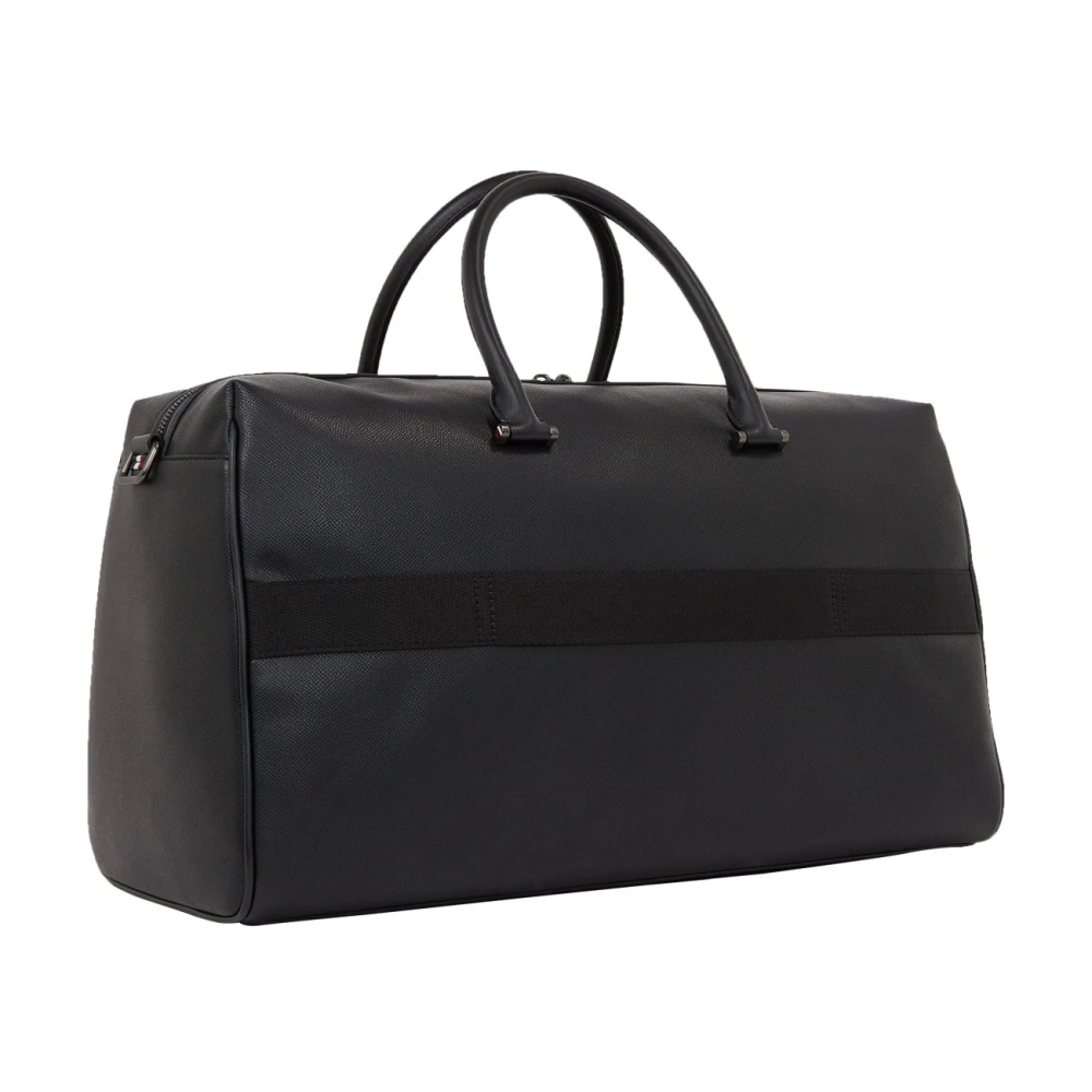 Tommy Hilfiger Zwarte Monogram Duffle Weekendtas Black Heren