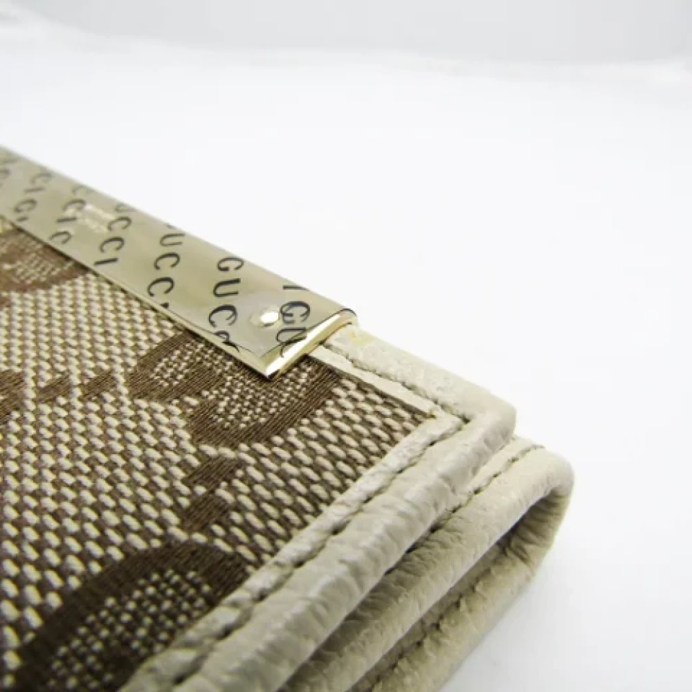 Gucci Vintage Pre-owned Canvas key-holders Beige Dames