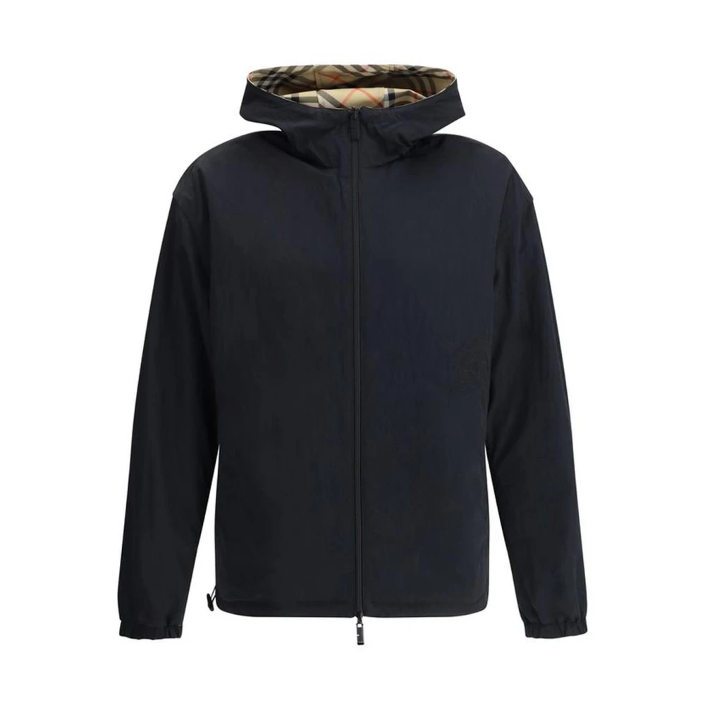 Burberry Omkeerbare Waterdichte Hoodie met Rits Beige Heren