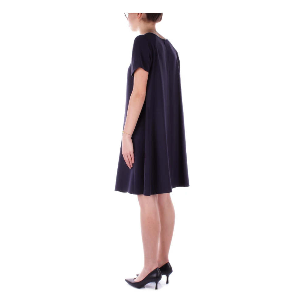 Emporio Armani Blauwe Jurk met Rits Achteraan Blue Dames