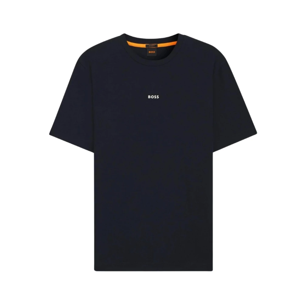 Hugo Men's Blue Crew Neck T-Shirt - T-Shirts - Xl - Tops